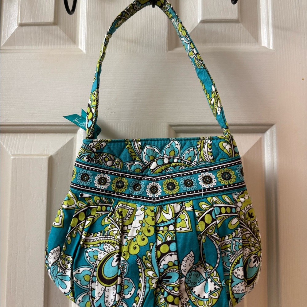 Floral Blue and Green Vera Mini Bag